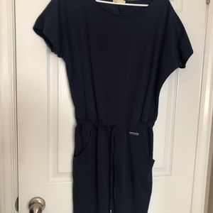 Italian navy dress .